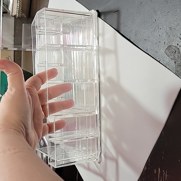 Clear Acrylic organizer 6.5"x11" Make up jewelry tool storage - Picture 5 of 8